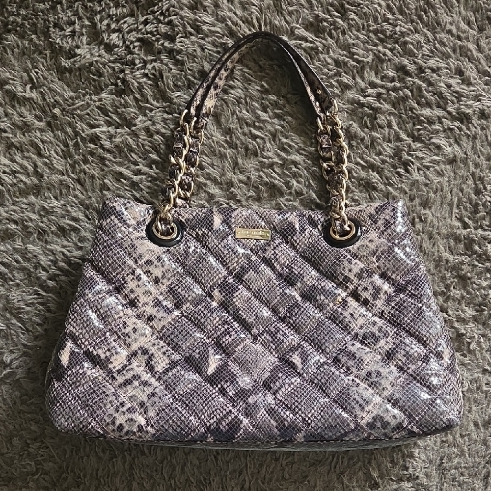 EUC Kate Spade Snakeskin Bag